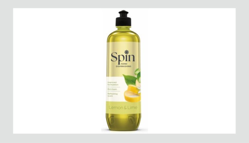 Spin детергент за садови со мирис на лимон 750ml